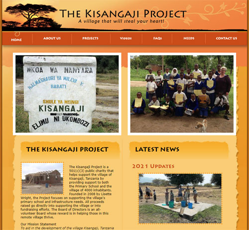 Kisangaji Project website